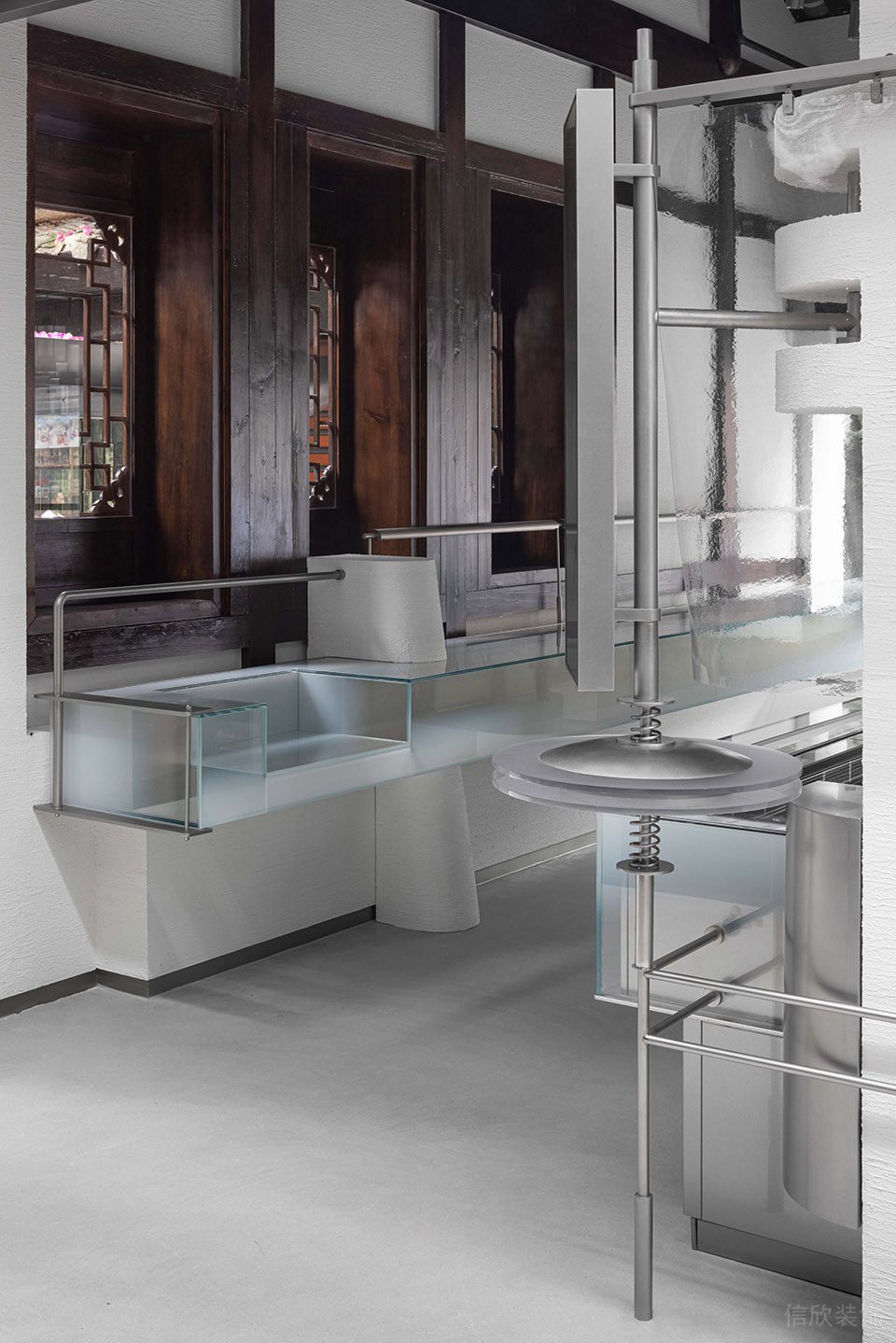 現(xiàn)代新中式甜品店簡雅展示區(qū)裝修設(shè)計