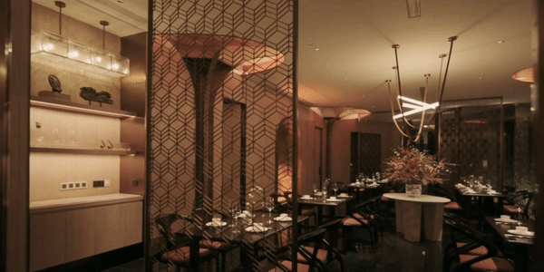 雅致高端中餐廳高雅空間氛圍感裝修設計