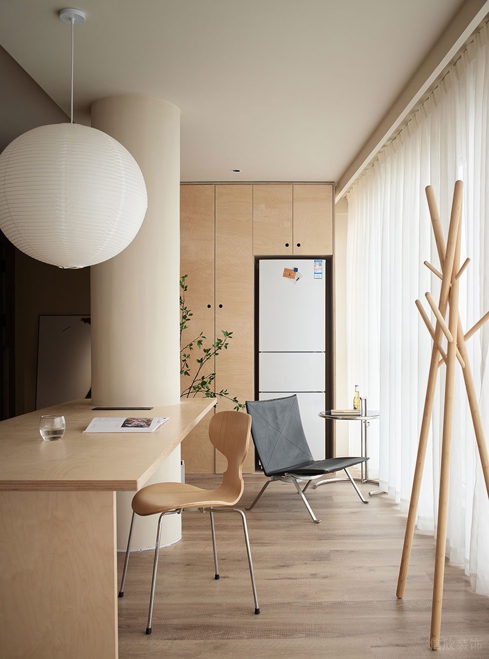 圳光明區(qū)南太云創(chuàng)谷園區(qū)現(xiàn)代原木簡(jiǎn)約風(fēng)格辦公室裝修設(shè)計(jì)方案 主要辦公區(qū)