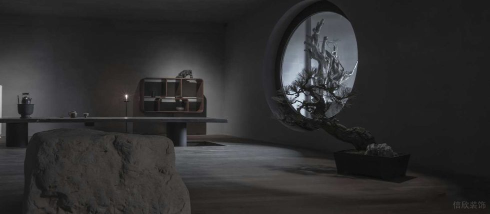 中式幽深禪意茶室裝修設(shè)計 簡樸寧靜茶室