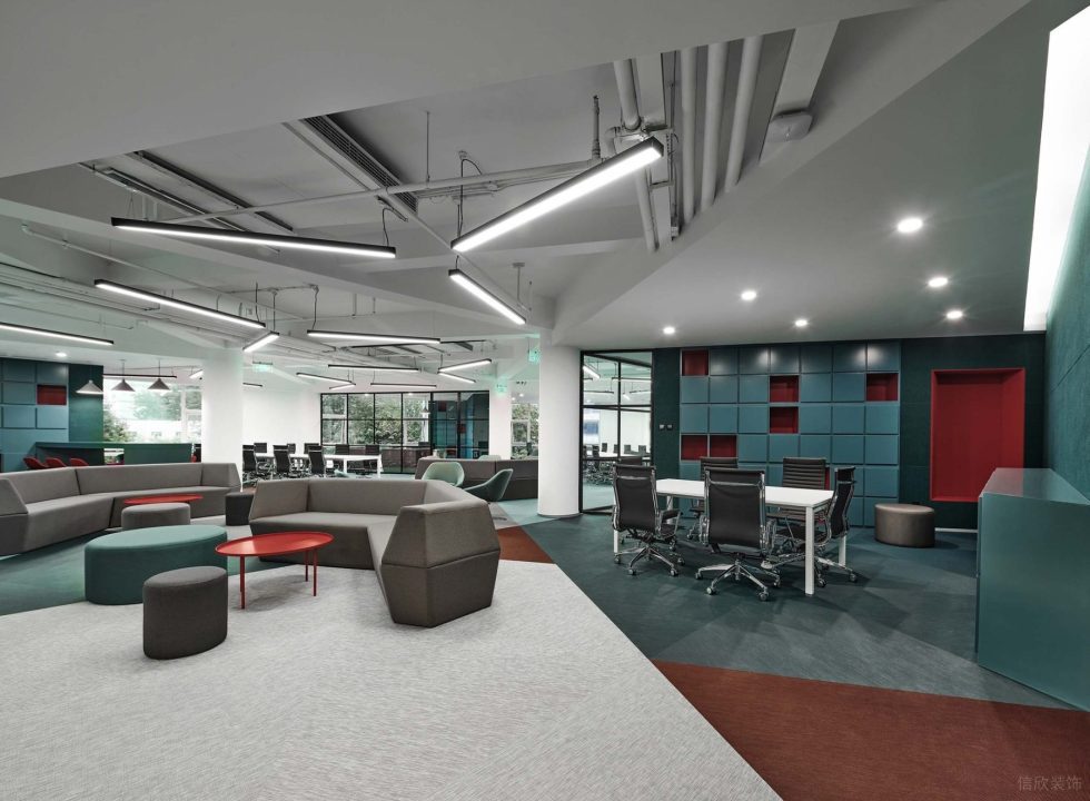 深青色現(xiàn)代風(fēng)辦公室裝修設(shè)計(jì)深青色辦公大廳 深青色現(xiàn)代風(fēng)辦公室裝修設(shè)計(jì)深青色辦公大廳