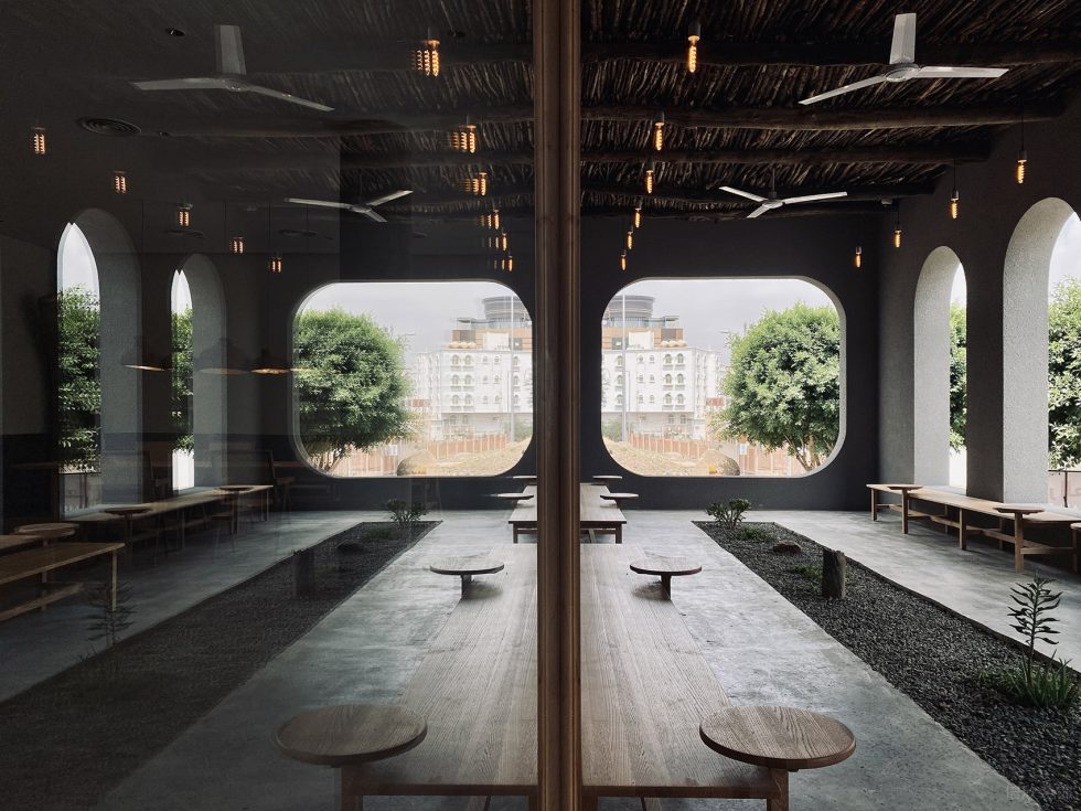 舒適自然感咖啡店開放式散客區(qū)設(shè)計圖