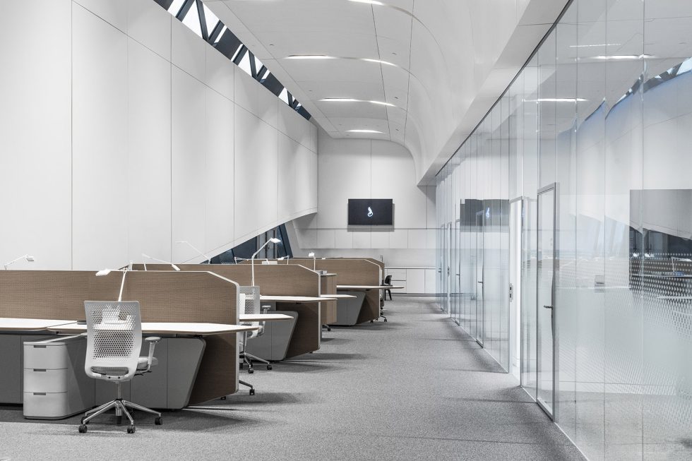 灰白色現代簡約風辦公室裝修設計淺灰色地毯 灰白色現代簡約風辦公室裝修設計淺灰色地毯