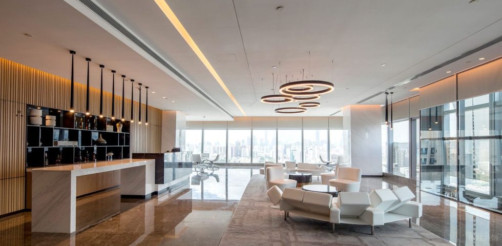 暖色調現代輕奢風辦公室裝修設計暖白色會客廳 暖色調現代輕奢風辦公室裝修設計暖白色會客廳