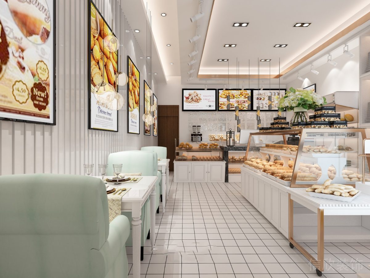 羅湖布心蛋糕店綠色沙發(fā)軟座