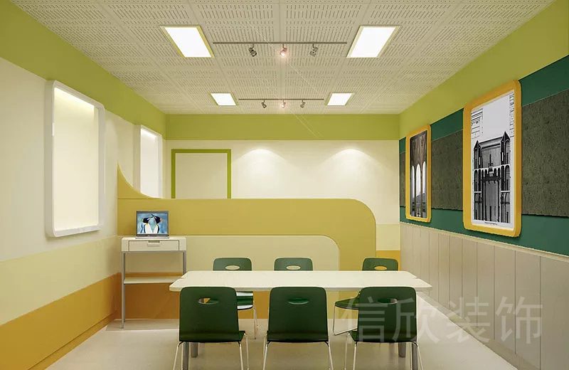 深圳市光明公明公司力德教育教育培訓(xùn)中心一對一講師交流教室裝修設(shè)計