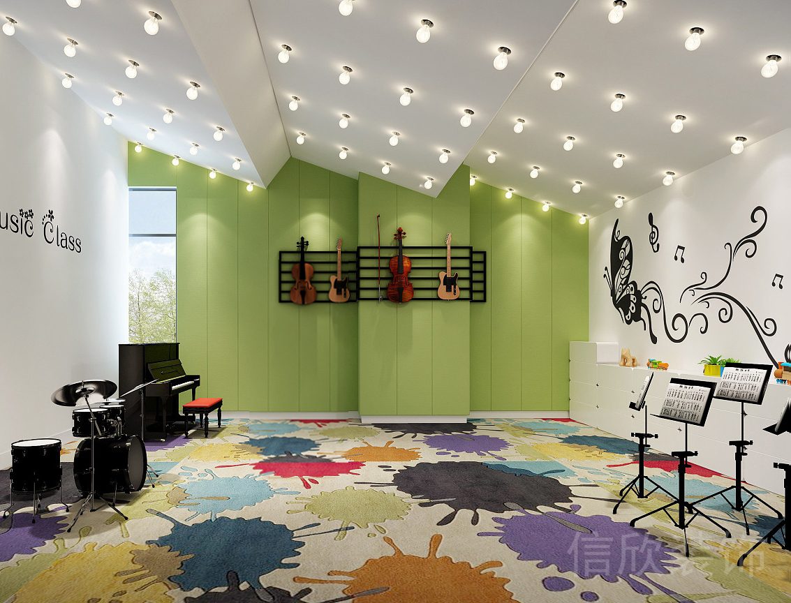 羅湖區(qū)halo廣場紅黃藍(lán)親子園音樂教室