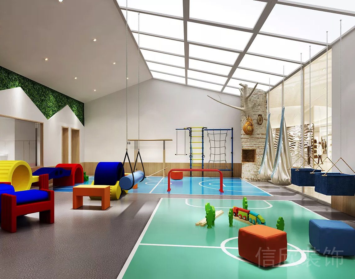 深圳市halo廣場紅黃藍(lán)親子園運動區(qū)