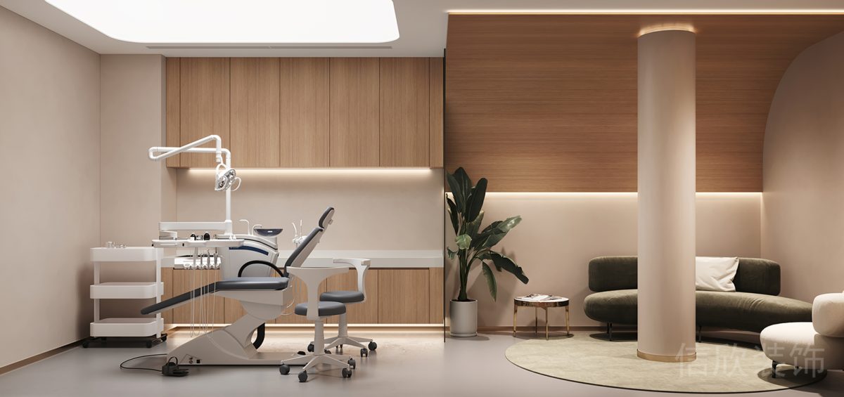 天安科技產(chǎn)業(yè)園口腔中心圓形沙發(fā)設計