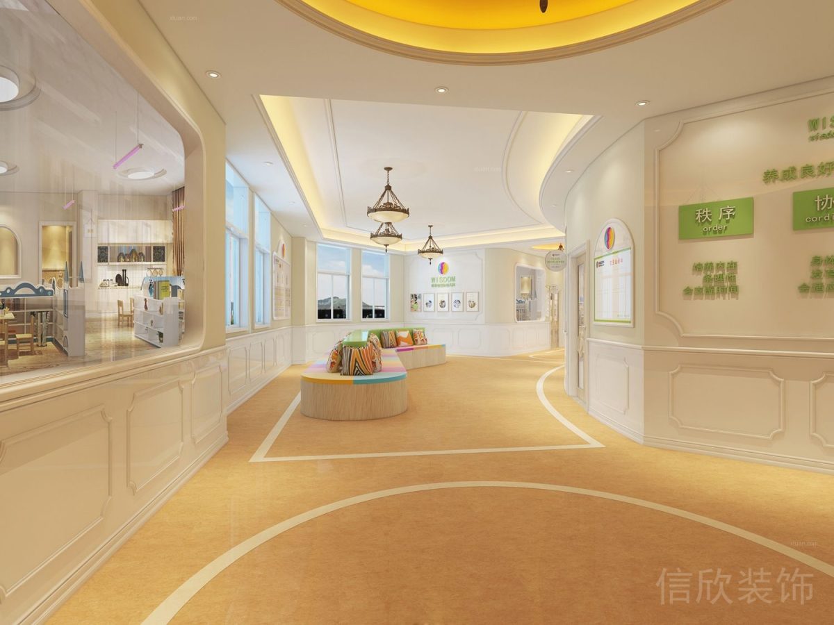 天樂大廈天天托幼中心裝修設計休息角