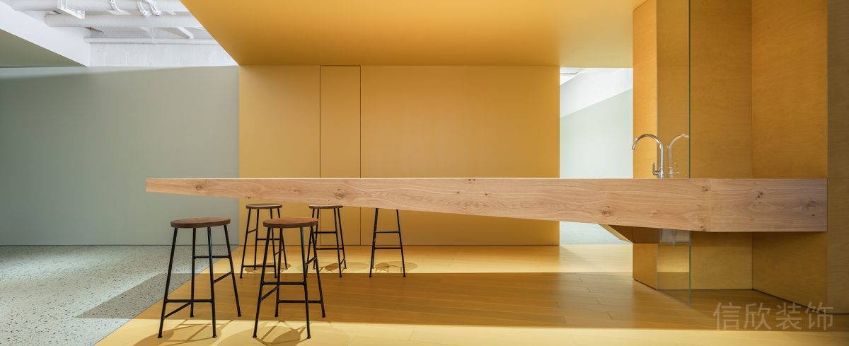 現(xiàn)代簡約風辦公空間茶歇吧臺裝修設(shè)計