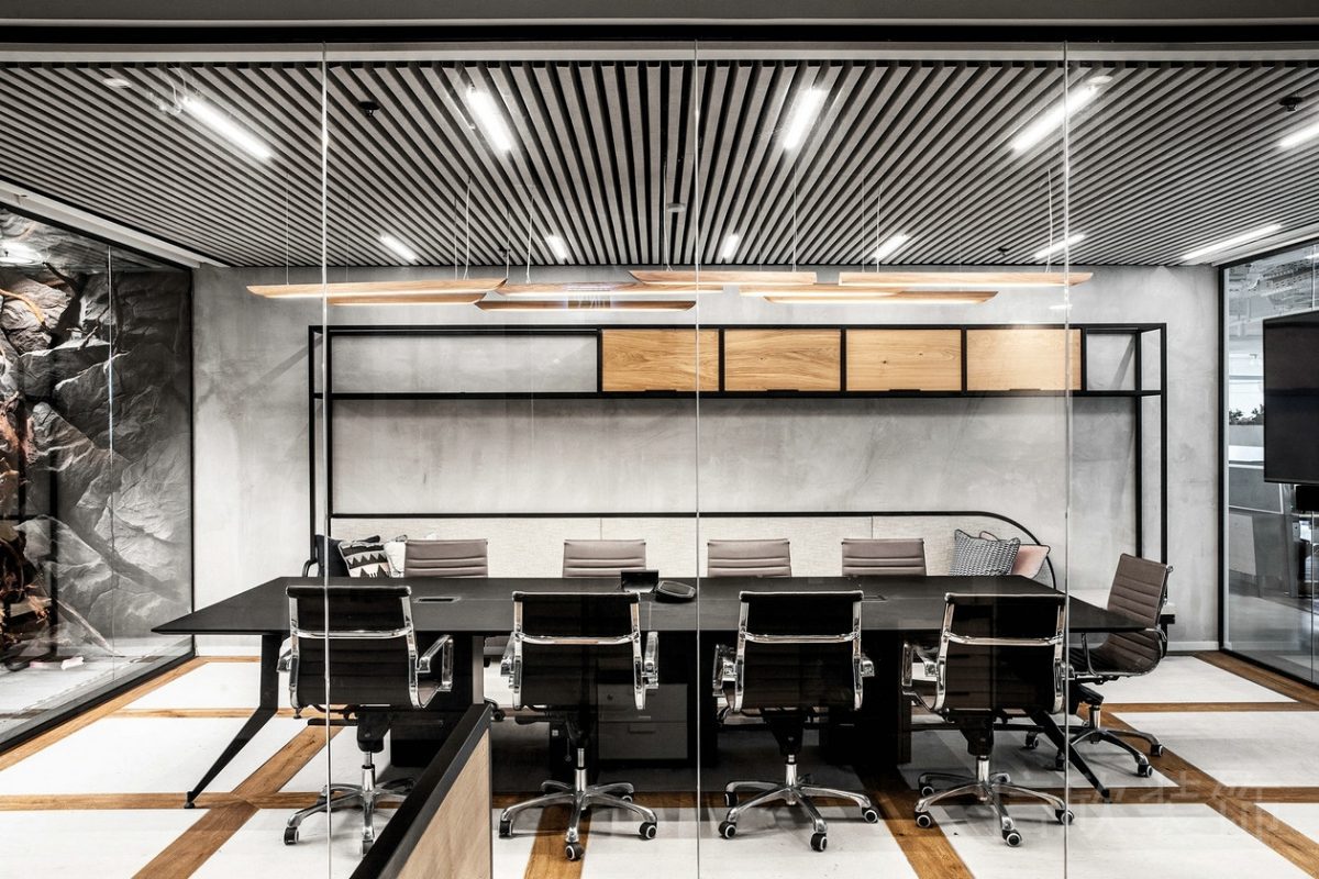 藝術(shù)簡(jiǎn)約風(fēng)辦公空間會(huì)議室裝修設(shè)計(jì)