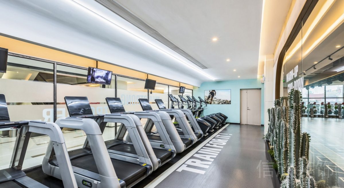 全落地式高透玻璃健身房設(shè)計(jì)圖