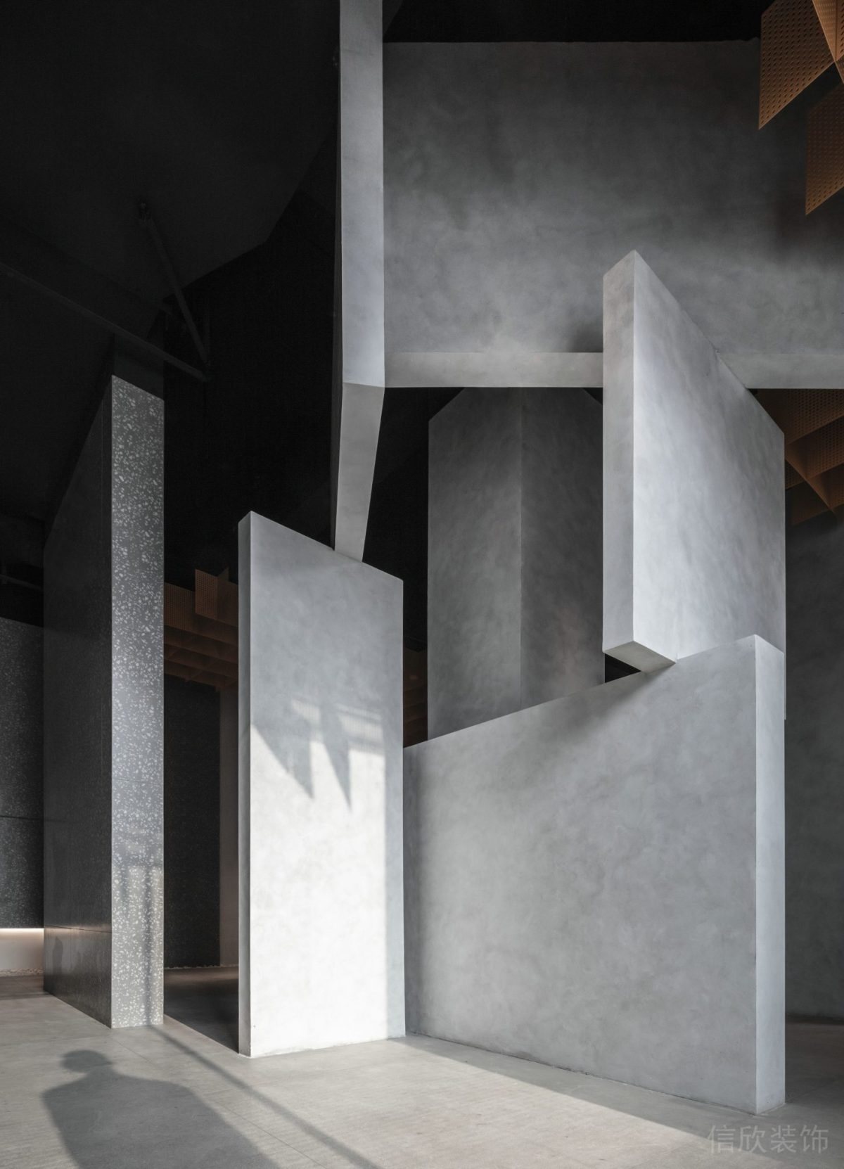 不規(guī)則矩形大理石方塊疊加藝術(shù)品設(shè)計(jì)圖