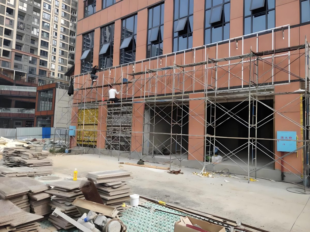 門頭招牌鍍鋅方鋼管結構基礎